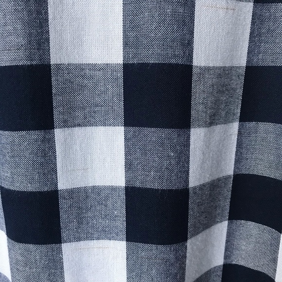 JAG Jeans Magnolia Tunic Navy Blue White Plaid M… - Picture 7 of 8